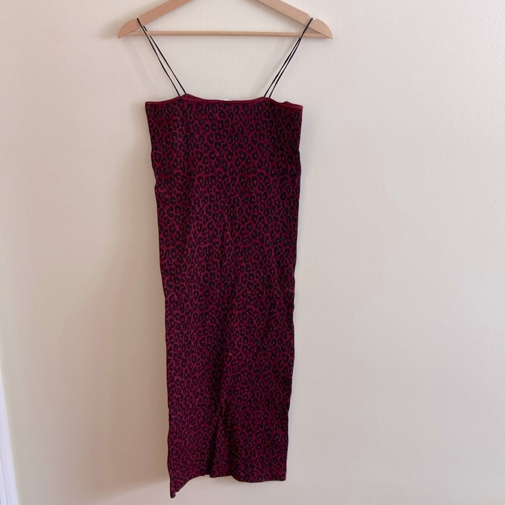Nikibiki bodycon spandex leopard print  dress. One size